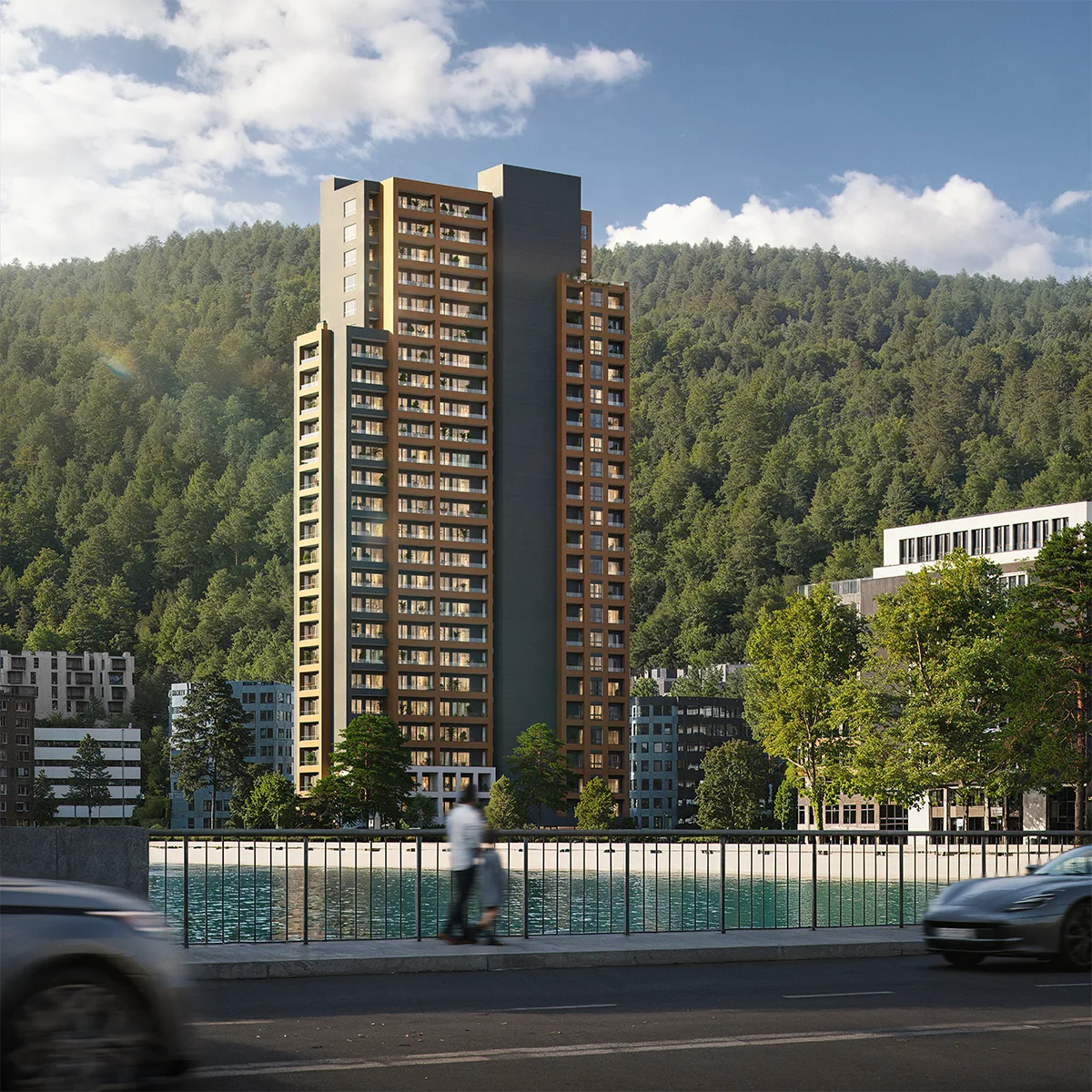 Blox Ortachala — Архітектурна візуалізація