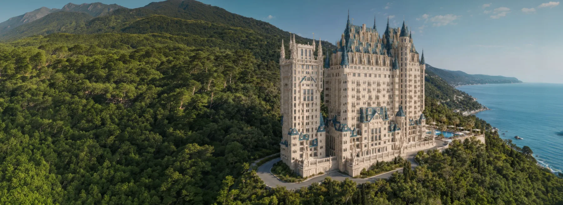 Wyndham Grand Batumi Gonio — Sky Castle — تصور معماري