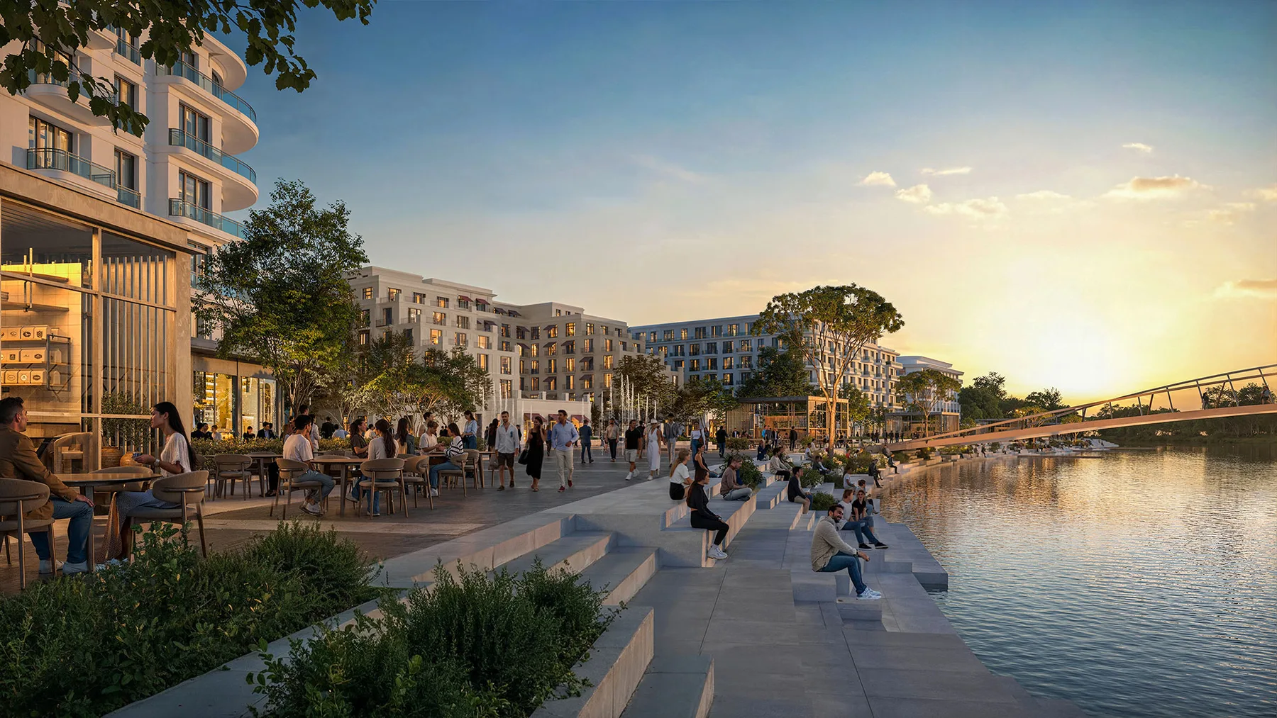 Tbilisi Waterfront — הדמיה אדריכלית