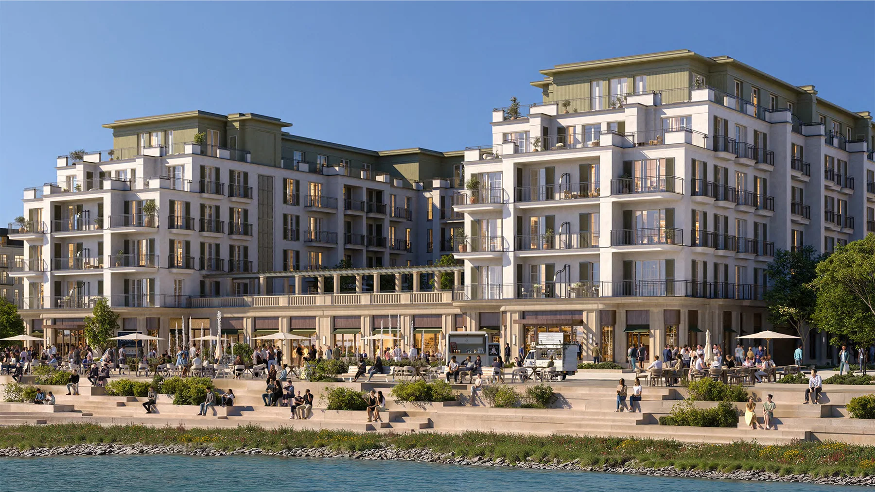 Grove Residences — Tbilisi Waterfront — Ճարտարապետական պատկերում
